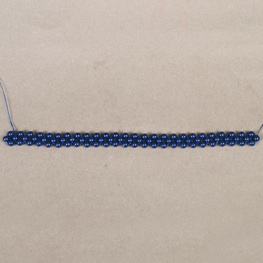 Annelida bracelet with right angle weave